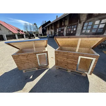 Bouda pro psa Eko zateplená psí bouda Charlie Směr palubek z pohledu: Svislý, Na jaké straně chcete vchod z pohledu ?: Na levé