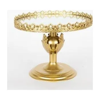 Dekorační podnos pr. 25,5 cm zlatá