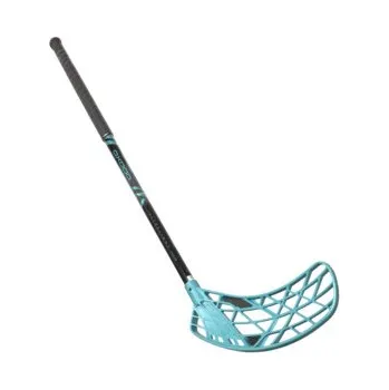 Florbalová hůl Oxdog ULTRALIGHT HES 29 TQ ROUND MBC2 Florbalová hůl černá / tyrkysová, Levá (levá ruka dole), 96cm (=106cm)
