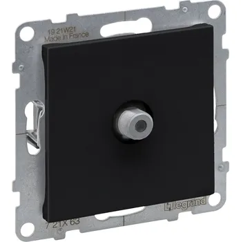 LEG SUNO 721463 ZÁSUVKA TV NEBO SAT HVĚZDA TYP F ČERNÁ