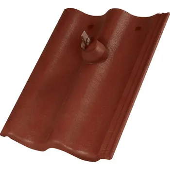 Střešní krytina Taška hromosvodová BRAMAC Max Protector plus -červenohnědá