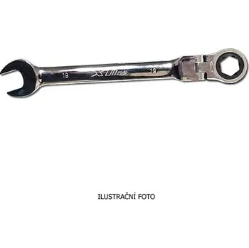 Dílna XTL KLÍČ RÁČNOVÝ KLOUBOVÝ OČKOPLOCHÝ 8MM, 72 ZUBŮ, KL345008