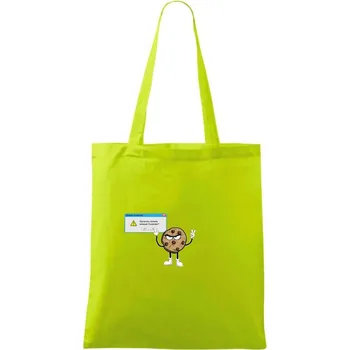 Smazat cookies - Taška bavlněná - 42 x 38 cm ( Limetková )