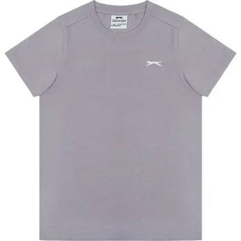 Chlapecké tričko Slazenger Junior Boys Plain Tee shirt Dusty Lavender 11-12 let