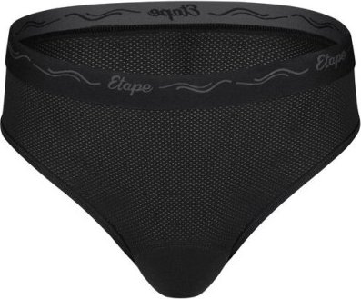 Etape – dámské cyklistické kalhotky LUNA s vložkou, černá - XL