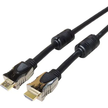Video kabel HDMI kabel A/A, V2.0+Ethernet, AWG24/28 15m/8,5mm Profi line HD23G