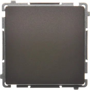 SIMON BASIC TLAČÍTKO, ŘAZENÍ 1/0, ČOKOLÁDA BMP1.01/47