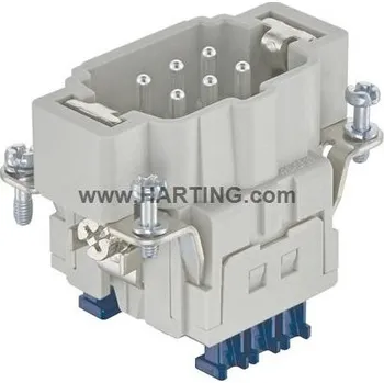 Elektrický konektor AVE VLOŽKA HAN 6ES PRESS CAGE CLAMP VIDLICE 6+PE 16A 0-14-2,5MM2 09330062648