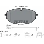 Sada brzdových destiček, kotoučová brzda TEXTAR 2627001