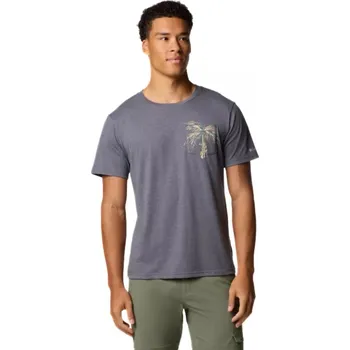Pánské tričko Columbia Wild Cast™ Pocket Tee M 2124341011 - shark/pfg pocket palm snake XL