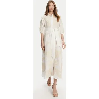 Dámské šaty Marella Košilové šaty Nota 2513221252 Bílá Regular Fit 38