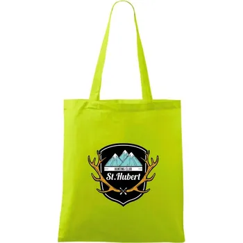 Erb - St. Hubert - Taška bavlněná - 42 x 38 cm ( Limetková )