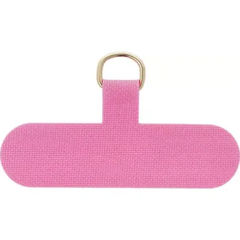 Pouzdro na mobilní telefon Náhradní nylonová destička pro šňůrku – růžová (Náhradní nylonová destička pro crossbody šňůrku pod kryt telefonu – růžová)