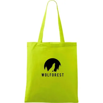 Wolforest - Taška bavlněná - 42 x 38 cm ( Limetková )