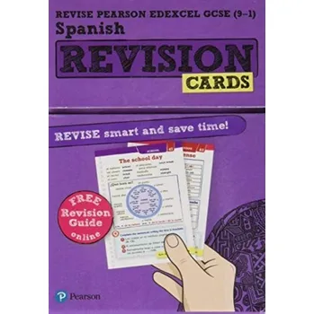 Cizí jazyk Pearson REVISE Edexcel GCSE Spanish: Revision Cards incl. online revision and audio - for 2025 exams