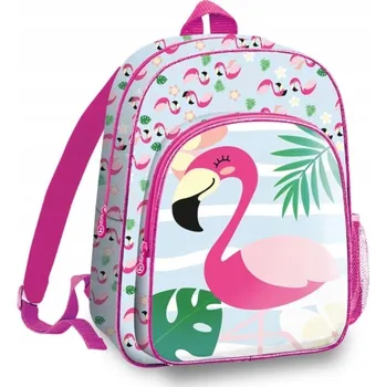 Městský batoh Batoh do školky na výlety Plameňák 2-komorový KL10140