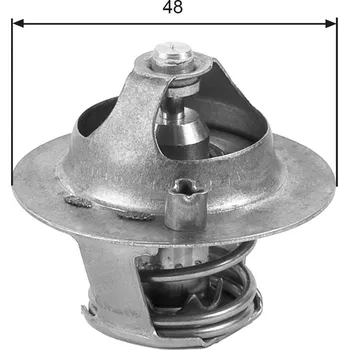 Automobilové těsnění Termostat, chladivo GATES 741210551