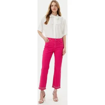 Dámské kalhoty Joseph Ribkoff Kalhoty culottes 243964S25 Růžová Regular Fit 38