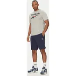 Reebok Sportovní kraťasy 100217147 Tmavomodrá Regular Fit S