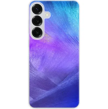 Pouzdro na mobilní telefon Silikonové pouzdro iSaprio - Samsung Galaxy S25 Plus - Purple Feathers (Odolný silikonový kryt, obal, pouzdro iSaprio - Samsung Galaxy S25 Plus - Purple Feathers - skvělá ochrana a pružnost, stylový UV potisk, lehkost, tiskne se v České republice)