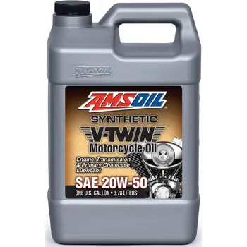 Motorový olej Motorový olej Amsoil Synthetic V-Twin 20W-50, 3,78L