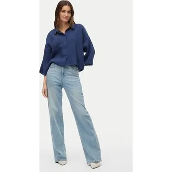 Dámská košile Vero Moda Košile Natali 10279685 Tmavomodrá Standard Fit M