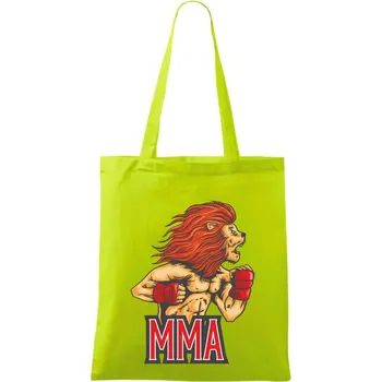 MMA Lion - Taška bavlněná - 42 x 38 cm ( Limetková )