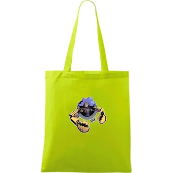 Znamení komiks rak - Taška bavlněná - 42 x 38 cm ( Limetková )