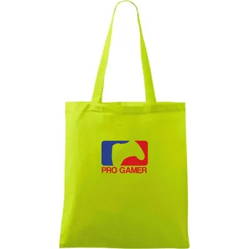 Pro Gamer - Logo - Taška bavlněná - 42 x 38 cm ( Limetková )