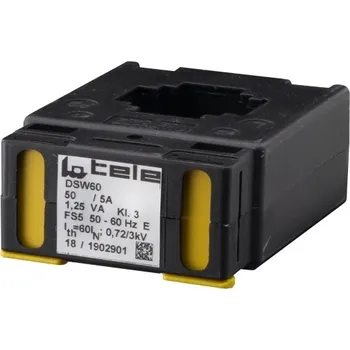 Transformátor TELE TRANSFORMÁTOR DSW 60 50A/5A 1,25VA 50 A 1,25 VA TŘÍDA 3 498069