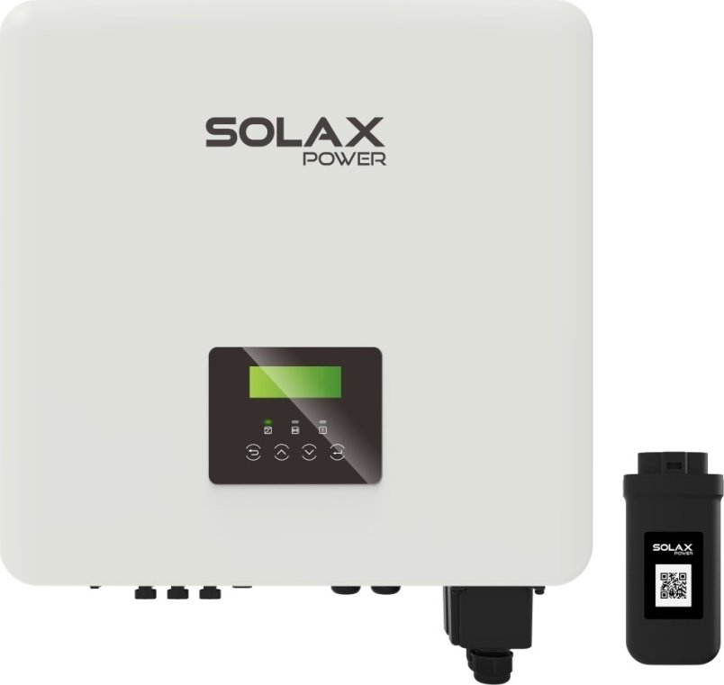SSY SOLAX MĚNIČ SOLÁRNÍ 3FÁZ. HYBRIDNÍ X3-HYBRID-6.0-D (G4) VČ. POCKET WIFI 3.0 A CT TRAF