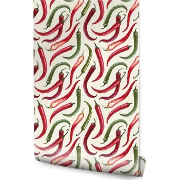 Fototapeta Tapeta zelenina papričky chilli do kuchyně a jídelny