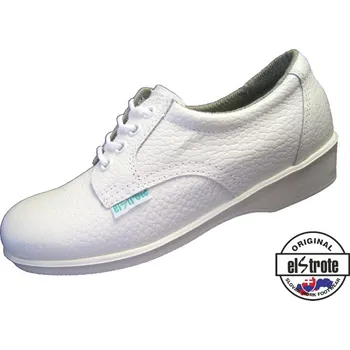 Dámská zdravotní obuv Zdravotní pracovní obuv classic - dámská perforovaná polobotka - 91 512 PER Klín (Zdravotní obuv)