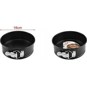 Forma na pečení FORMA NA DORT KULATÁ FORMA NA PEČENÍ 18 cm S POVLAKEM