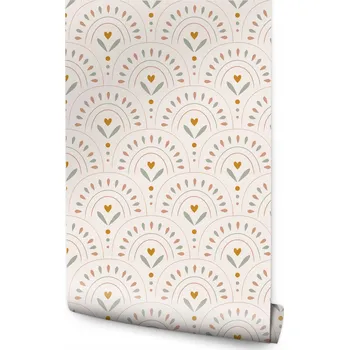 Fototapeta Tapeta v roli pro děti Geometrický vzor Boho styl Ornamenty