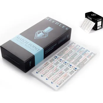 Odstranitelné tetování Tetovací jehly MPoint Sada 5 jehel a 5 špiček 1R TATTOO PRO TETOVÁNÍ