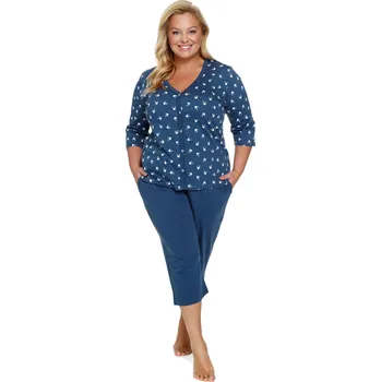 Dámské pyžamo Dámské pyžamo DOCTOR NAP PB.7265 DEEP BLUE 3XL 0