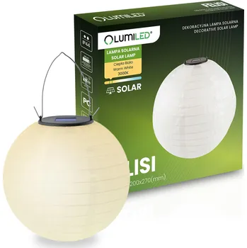 Venkovní osvětlení Solární Lampa LED LAMPION LUCERNA ORIGAMI 20 cm