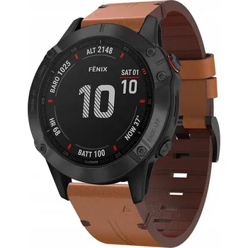 Řemínek na hodinky Řemínek XGSM pro Garmin, hnědý