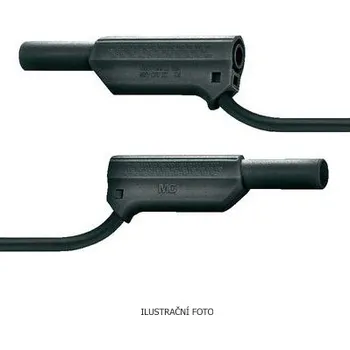 Elektrický konektor EPRO XVF-4075 PROPOJOVACÍ KABEL - BANÁNEK - RUDÝ