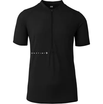 cyklistický dres Pánský cyklistický dres Martini Sportswear FLOWTRAIL - 1/2 zip - černá M