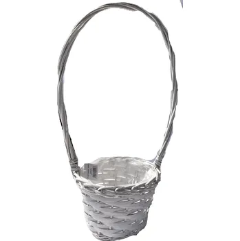 Košík bílý 19 x 14 cm