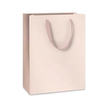 Dárková taška Střední dárková taška s proužkem růžová