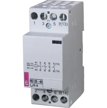 Stykač ETI STYKAČ RD 25-04 4-PÓL. 2M 4XZ IN=25A UN=24V AC 002464017