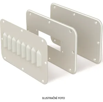 ETA EC PŘÍRUBA S DVĚMA OTVORY PRO VÝVODKY ECRM 310x110MM BAL.=2KS ECIF0005