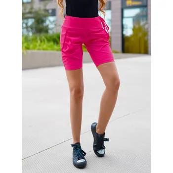 Dámské kraťasy NEYWER Dámské funkční elastické sportovní kraťasy růžové EG333 Velikost: M