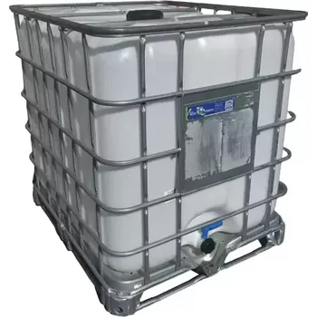IBC kontejner IBC KONTEJNER 1000L REKO 150/50 KOVOVÁ PALETA NÁDOBA NATUR VYMĚNITELNÝ KLAPKOVÝ KOHOUT DN 50 MM