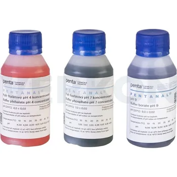 Hnojivo Pufr pH koncentrát, Penta, Popis: Pufr borátový pH 9 (koncentrát pro přípravu 500 ml roztoku), Objem [ml]: 100