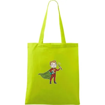 Super učitel - Taška bavlněná - 42 x 38 cm ( Limetková )