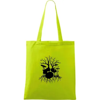Bubeník strom - Taška bavlněná - 42 x 38 cm ( Limetková )